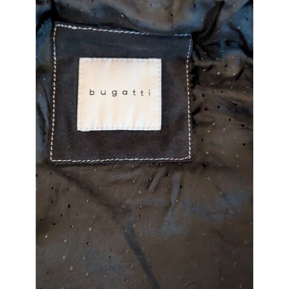 BUGATTI Luxury Blend Coat S 36 Alpaca Mohair Wool Black White Tweed - Picture 4 of 9